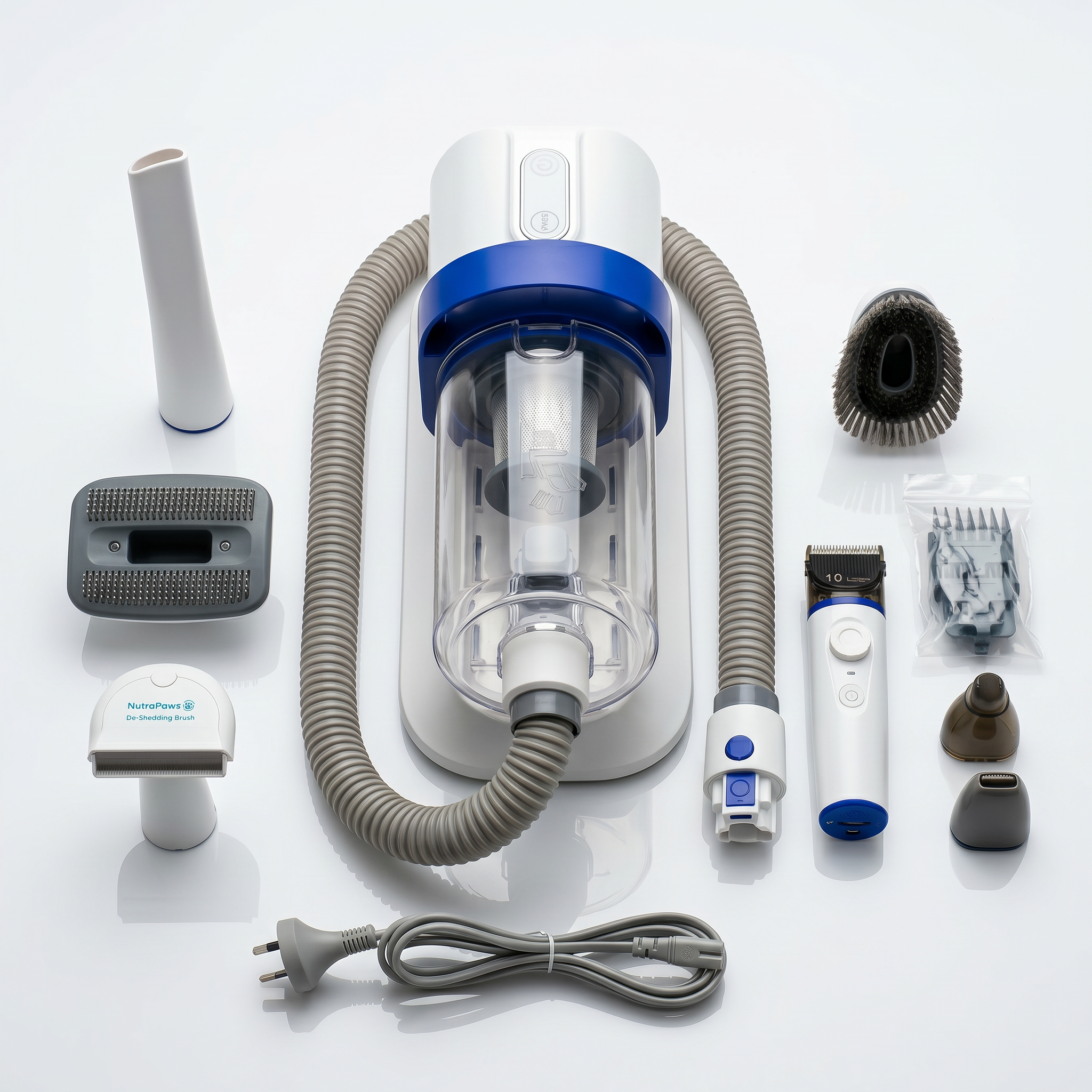 NutraPaws All-in-One Pet Grooming Vacuum Kit