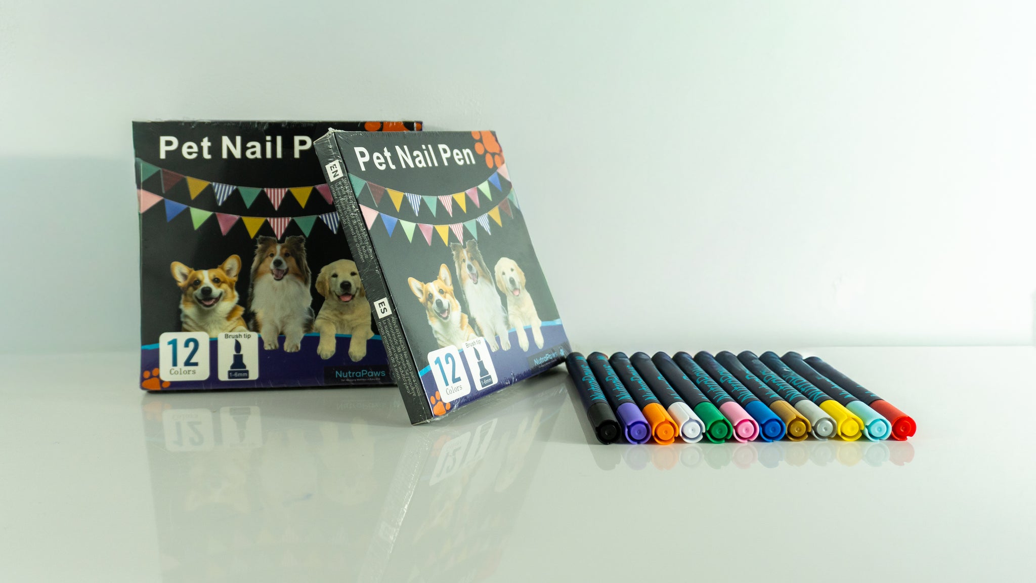 NutraPaws Pet Nail Pen Set (12-Color Pack)